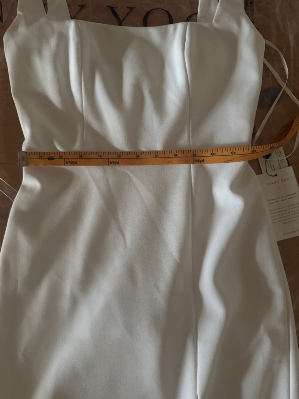 Jenny Yoo, Wedding Dress, Midi, White, Blaire, Women's 0 - Picture 9 of 15